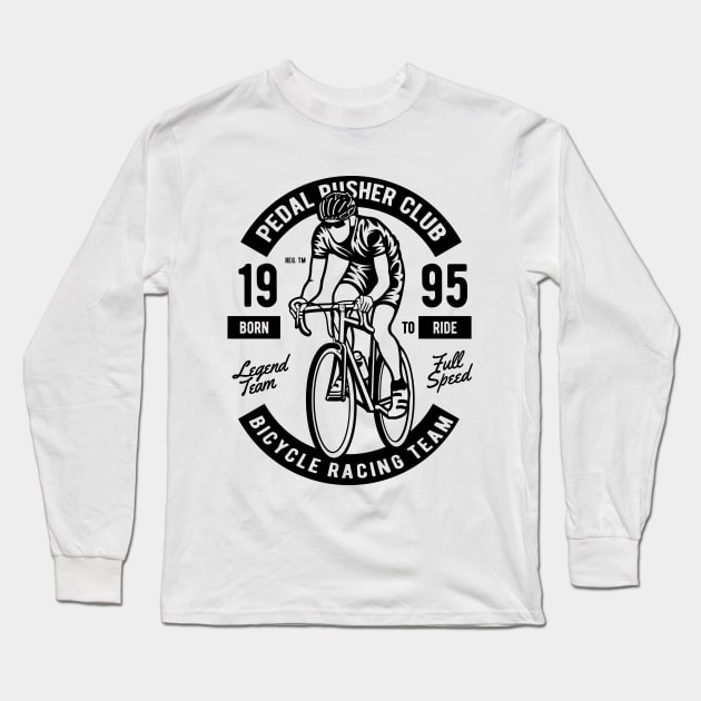 Bicycle Club Long Sleeve T-Shirt by DesignedByFreaks